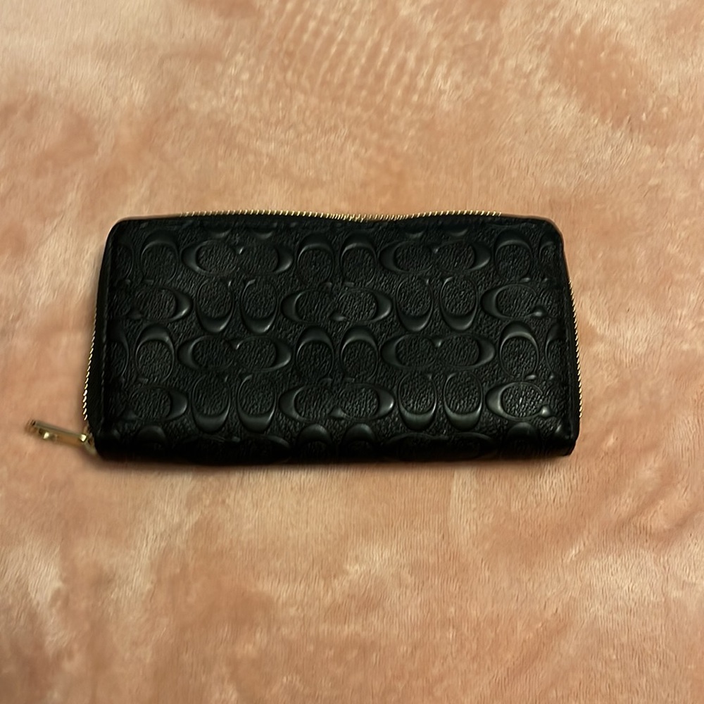 Coach leather logo wallet - Picture 2 of 6